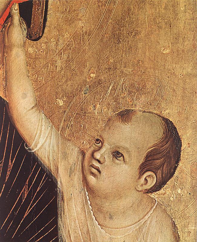 Duccio di Buoninsegna Crevole Madonna (detail) sdg oil painting picture